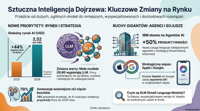 Przegląd AI (19.01): 2,5 bln USD na rynku, IBM stawia na Agentów i małe modele (SLM)